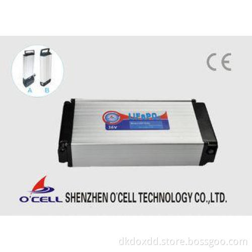 Large Capacity 36V10Ah Rechargeable LiFePO4 Battery Pack Fo